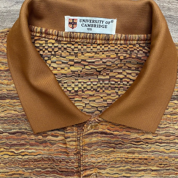 Vintage Textured Woven 90s Polo Sweater - Picture 12 of 13